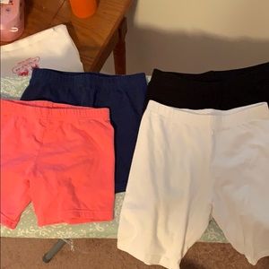 Bundle of bike/playground shorts
